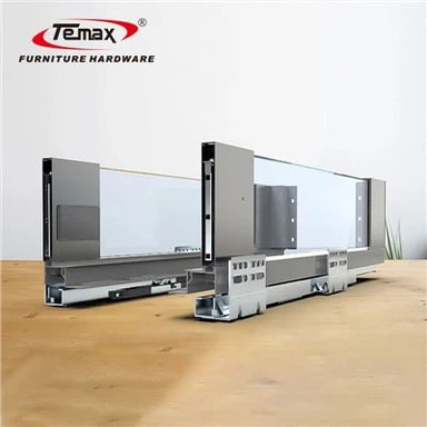 Soft Close Led Light Metal Box Drawer Slide Runner