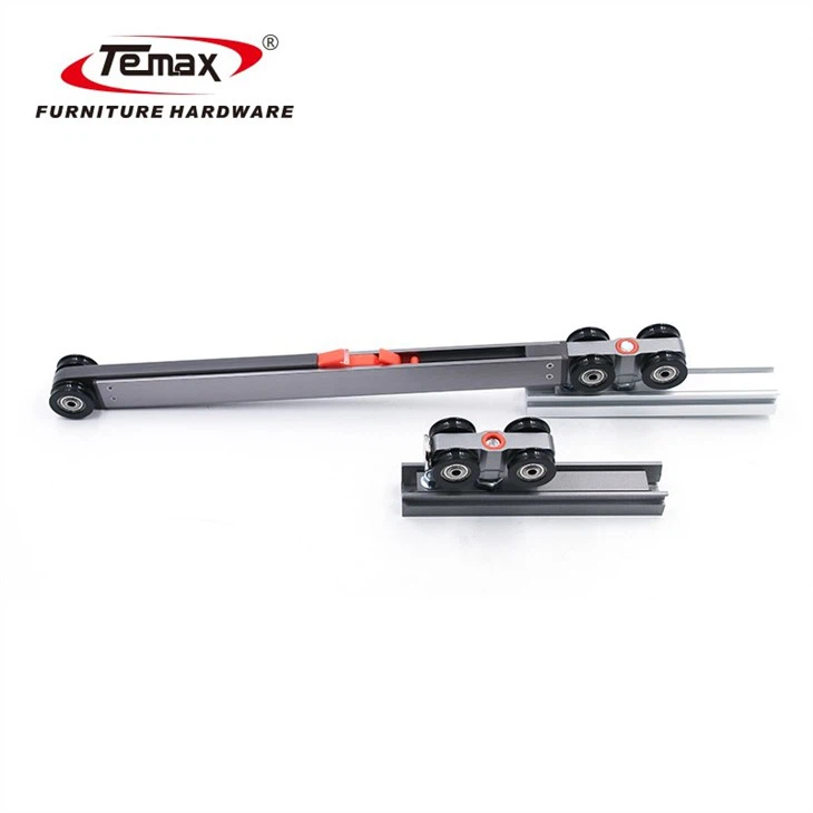 Temax Soft Closing Push Open Pocket Door Sliding Door Roller Wheel Buffer System With Zinc Alloy Body M70A