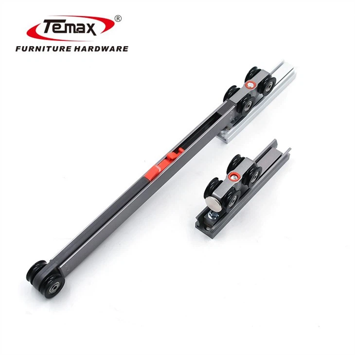 Temax Soft Closing Push Open Pocket Door Sliding Door Roller Wheel Buffer System With Zinc Alloy Body M70A