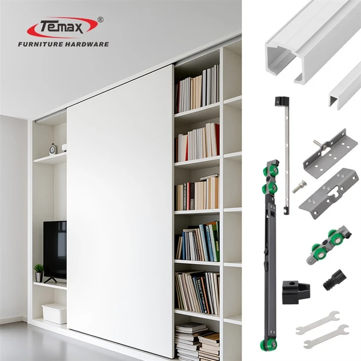 Sistem Rol Lemari Pakaian Geser Tutup Lembut Temax M51A